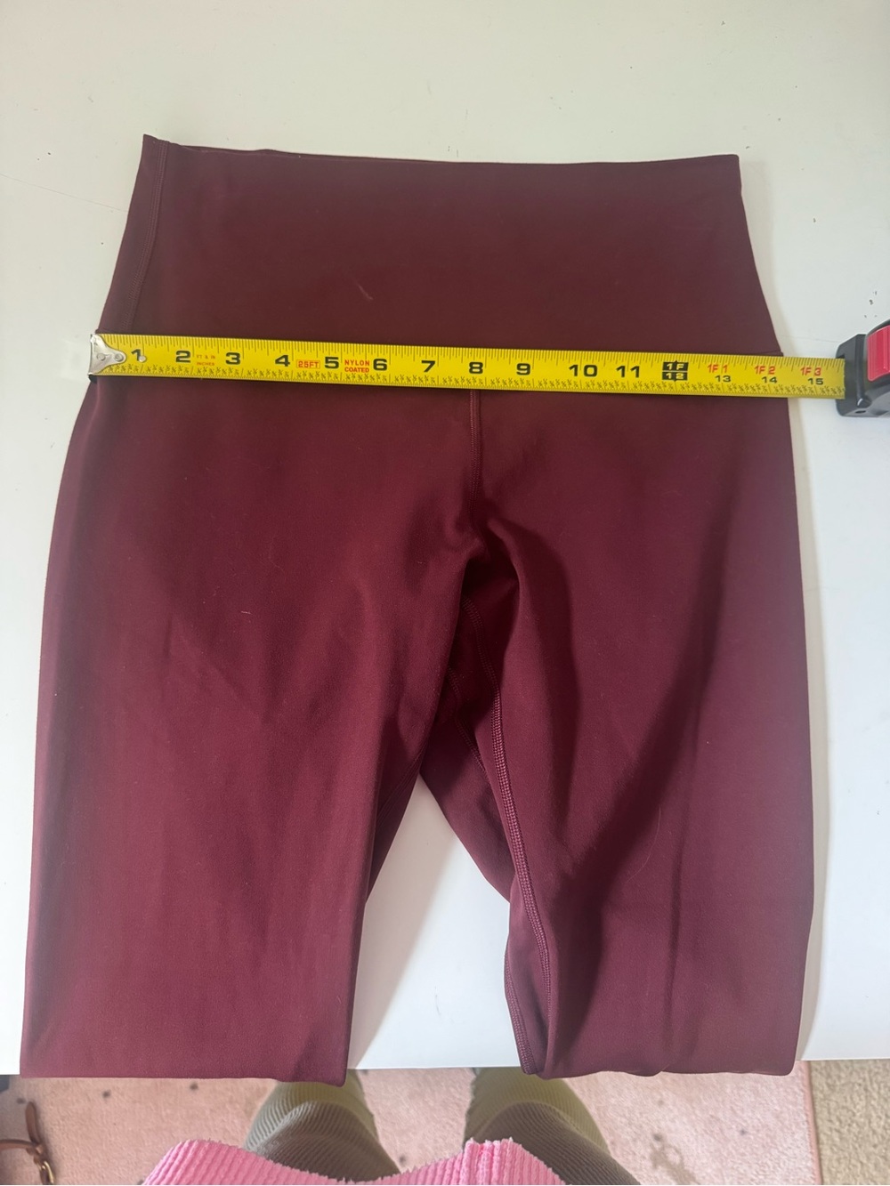 lululemon Align™ High-Rise Crop 23" Size 8 Burgundy - Picture 10 of 14